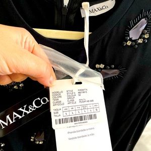 Black formal Max&Co dress, L size